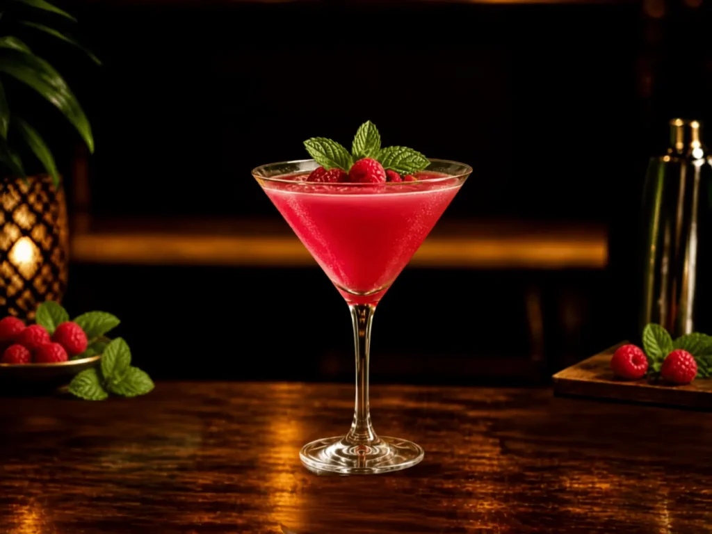 Raspberry Mint Daiquiri
