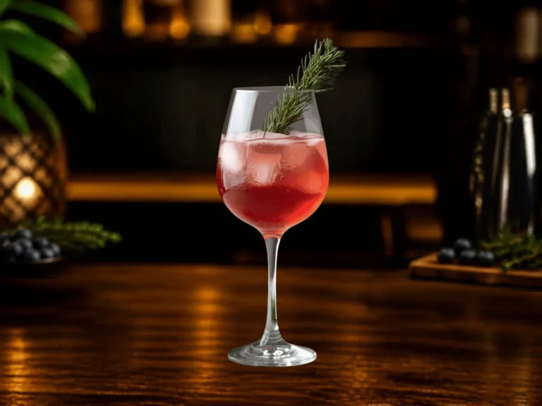 Winter Plum Spritz
