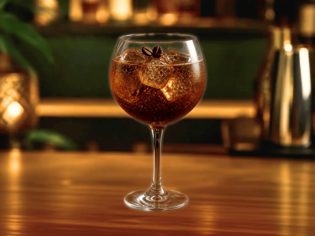 Black Coffee Gin Tonic